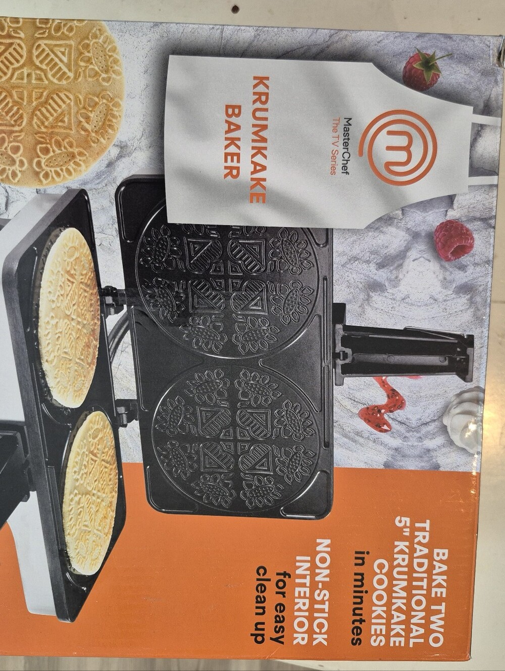Pizelle Maker Krumkake Baker By MasterChef The TV Series